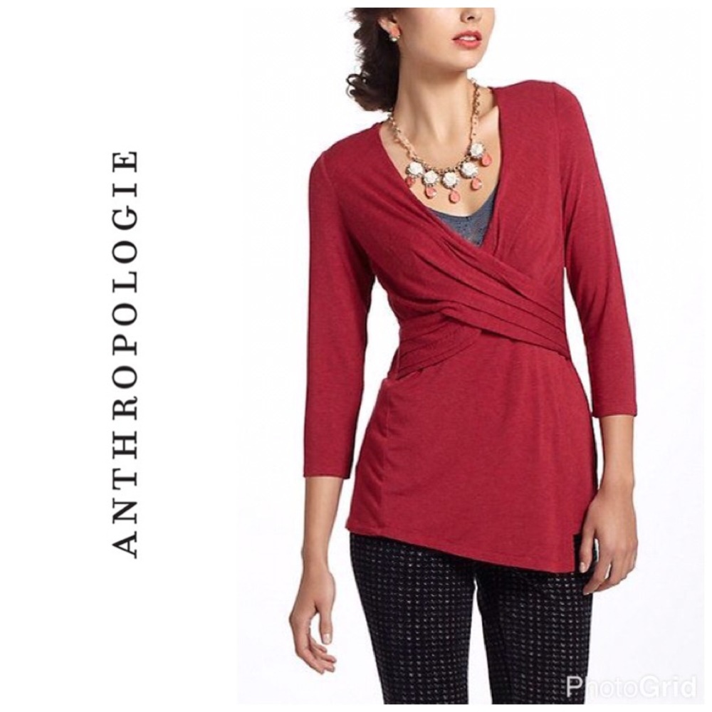 Anthropologie One September surplice top